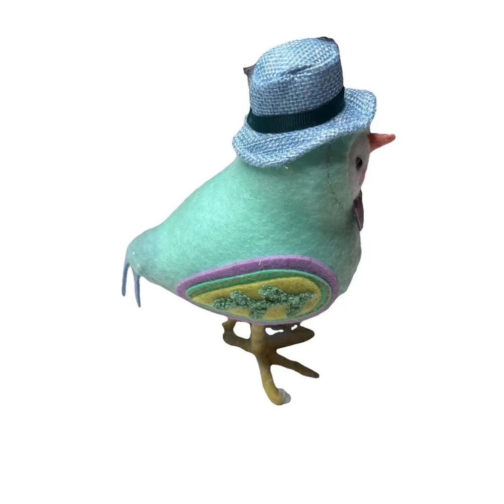 Target Spritz Bird Stormy 2020 Felt Bird Figurine Easter/Spring Mint Green